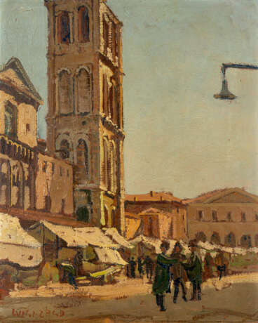Luigi Zago. Torre del Duomo di Ferrara - Foto 1