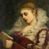 Daniele Ranzoni. Donna che legge 1862 - фото 1