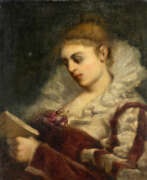 Daniele Ranzoni. Donna che legge 1862