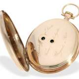 Taschenuhr: museale, extrem seltene ovale Taschenuhr mit Repetition, signiert Breguet a Paris, um 1800 - Foto 2