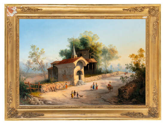 Girolamo Gianni. Paesaggio orientale 1869 - Foto 2