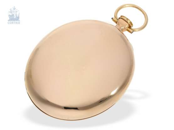 Taschenuhr: museale, extrem seltene ovale Taschenuhr mit Repetition, signiert Breguet a Paris, um 1800 - photo 3