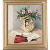 Francesco Trombadori. Composizione con vaso di fiori, ventaglio e libro - photo 2