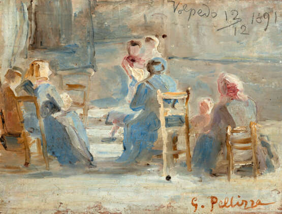 Giuseppe Pellizza da Volpedo. Conversazione 1891 - Foto 1