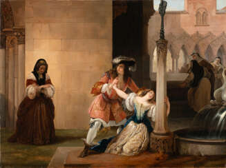 Luigi XIV e Mademoiselle de La VallÃ¨re 1838 