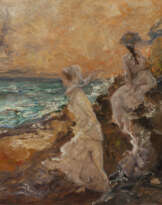 Signore sulla spiaggia 1908