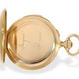 Taschenuhr: hochfeine Goldsavonnette mit Minutenrepetition, Breguet No.2444, verkauft 1896 für 1800 Francs an M. Bidault, mit Breguet-Zertifikat - Foto 4