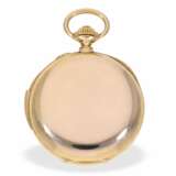 Taschenuhr: hochfeine Goldsavonnette mit Minutenrepetition, Breguet No.2444, verkauft 1896 für 1800 Francs an M. Bidault, mit Breguet-Zertifikat - Foto 5