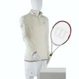 ROGER FEDERER`S CHAMPION CARDIGAN AND RACKET - photo 2