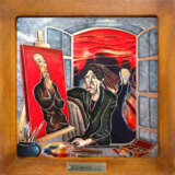 Ментальная связь Glivi Oleg Popelsky (b. 1954) итальянский мрамор Hand painted Expressionism Genre art Byelorussia 2020 - photo 1