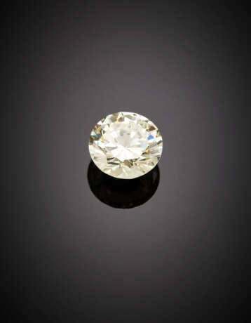 Round brilliant cut ct. 2.53 diamond. - Foto 1