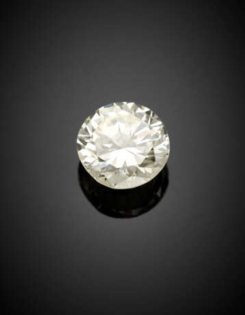 Round brilliant cut ct. 2.78 diamond. - Foto 1
