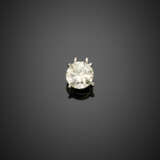 Round brilliant cut ct. 2.56 diamond white gold pendant - фото 2