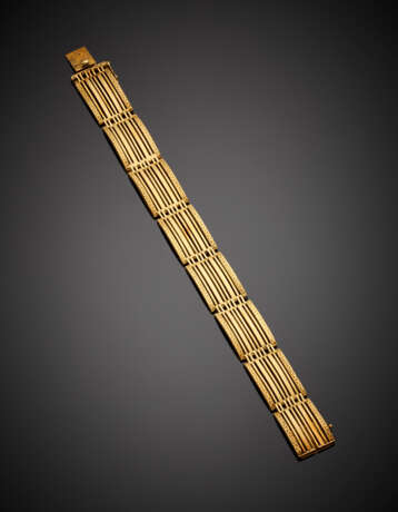 Yellow gold modular bracelet - фото 1