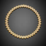 Yellow gold modular necklace - фото 1