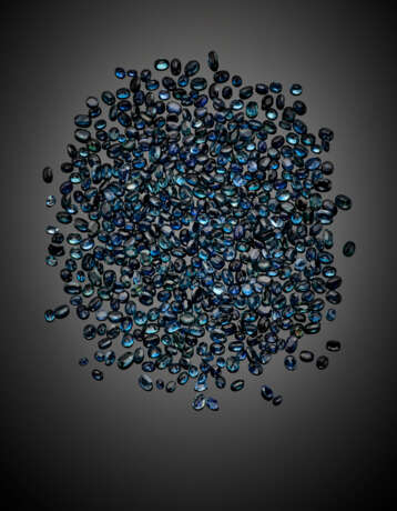Lot of several faceted sapphires in all ct. 100 circa. - фото 1