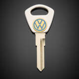 *Silver 925/1000 and metal key with yellow gold and enamel VW logo - фото 1