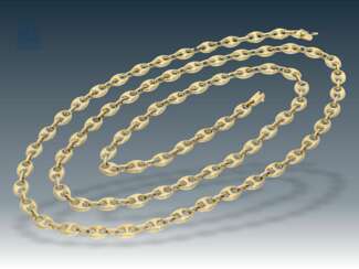 Kette/Collier: extra lange Goldkette aus dem Haus Wempe,14K Gold
