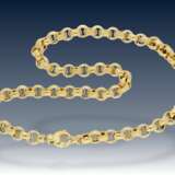 Kette/Collier: handgearbeitete, sehr dekorative und ausgefallene Erbskette aus 18K Gold - фото 1