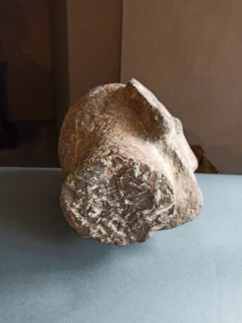 Seltener Kopf aus Stein, möglicherweise Kasyapa - фото 1