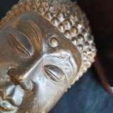 Kopf des Buddha Shakyamuni aus Kalkstein - Foto 8