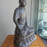 Bronze des Buddha Shakyamuni im Meditationssitz - photo 3