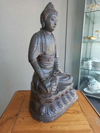 Bronze des Buddha Shakyamuni im Meditationssitz - фото 3