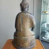 Bronze des Buddha Shakyamuni im Meditationssitz - Foto 4
