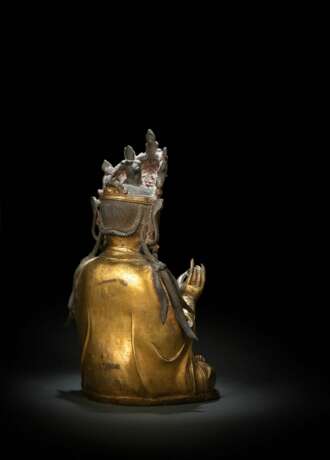 Feuervergoldete Bronze des Guanyin - Foto 2