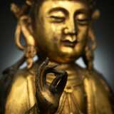 Feuervergoldete Bronze des Guanyin - фото 3