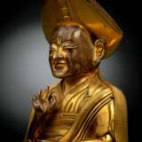 Feine und seltene feuervergoldete Bronze des Changkya Rolpai Dorje - фото 14