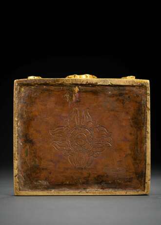 Feine und seltene feuervergoldete Bronze des Changkya Rolpai Dorje - Foto 2