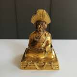 Feine und seltene feuervergoldete Bronze des Changkya Rolpai Dorje - Foto 4
