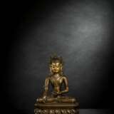 Feine Bronze des Buddha Shakyamuni - photo 1
