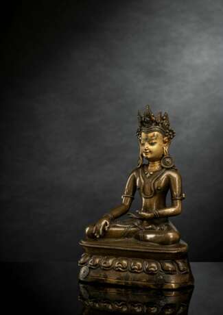 Feine Bronze des Buddha Shakyamuni - photo 2