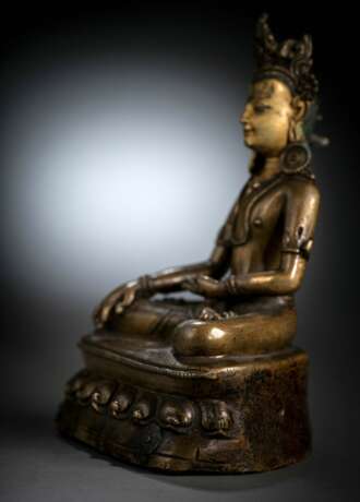 Feine Bronze des Buddha Shakyamuni - photo 3