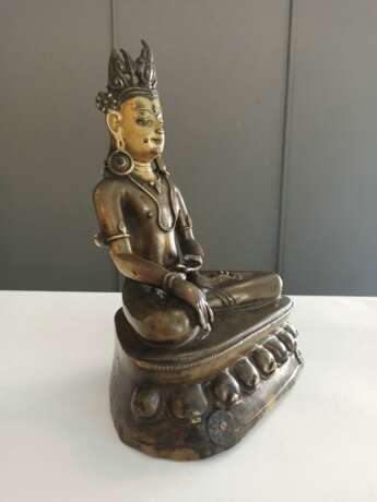 Feine Bronze des Buddha Shakyamuni - фото 5
