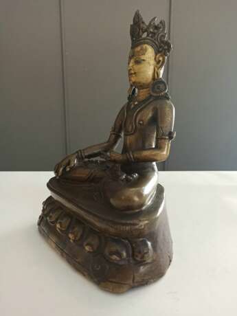 Feine Bronze des Buddha Shakyamuni - фото 6