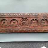 Buchdeckel aus Holz mit fünf Gottheiten - фото 2