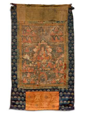 Seltenes Thangka, möglicherweise Tsarchen Losal Gyatso (1502-1566) - фото 1