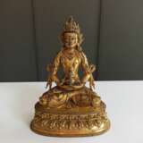 Feine und seltene feuervergoldete Bronze des Amitayus, Sonam Gyaltsen zugeschrieben - фото 5