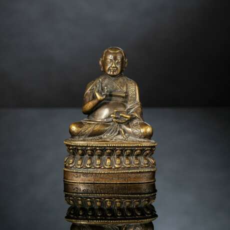 Bronze des Pandita Kongtön Wangchuk Drupa - Foto 1