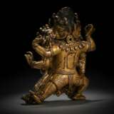 Feine feuervergoldete Bronze des Mahacakravajrapani - фото 4