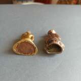 Feuervergoldete Miniatur-Bronze des Buddha Shakyamuni und Miniaturbronze Bronze - фото 4