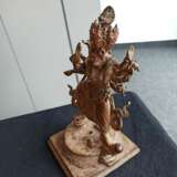 Bronze der Kali auf einem Lotos - photo 3