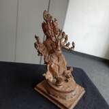 Bronze der Kali auf einem Lotos - photo 5