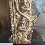 Große feuervergoldete Mandorla aus Bronze mit Buddha Shakyamuni und acht Erscheinungen - photo 4