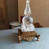 Stupa aus Bergkristall auf feuervergoldetem Stand - фото 2