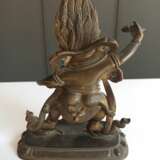 Bronze des Vajrapani auf einem Lotossockel - photo 4