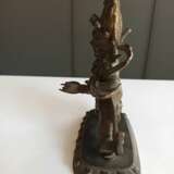 Bronze des Vajrapani auf einem Lotossockel - Foto 6